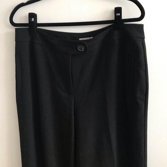 Investments Women’s Straight / Wide Leg Trouser Pant Black Linen-Feel 16 Reg - Picture 9 of 11